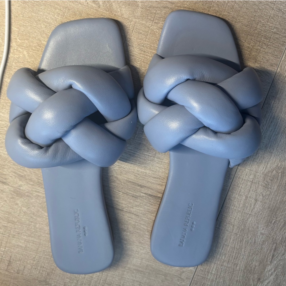 Banana Republic Blue Braided Sandals